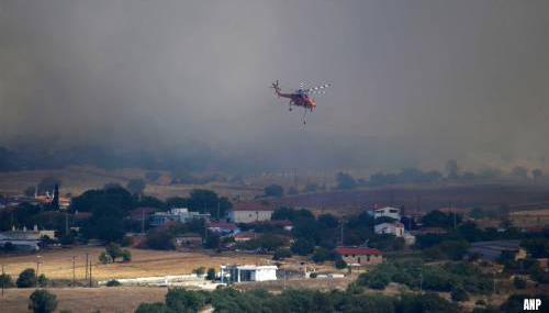 Branden in noordoosten Griekenland rukken verder op