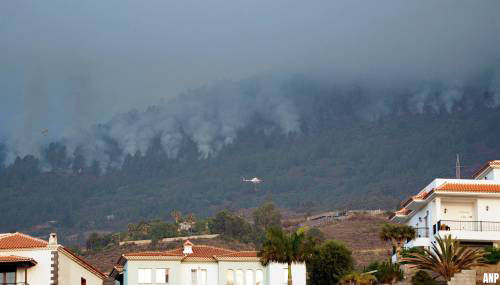 Ontruiming op Tenerife door grote natuurbrand