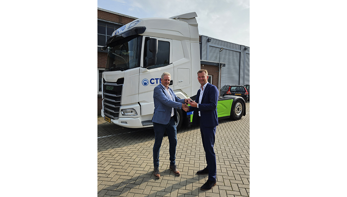 Container Terminal Doesburg introduceert unieke 50-tons elektrische truck