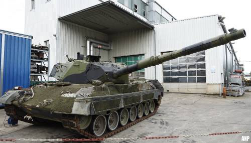 Eerste Leopard 1-tanks van tankcoalitie met Nederland in Oekraïne