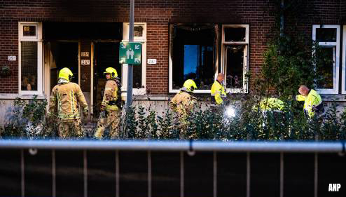 Woning Rotterdam waar brand uitbrak is van verdachte schietpartij