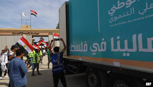 Tweede konvooi met hulpgoederen vanuit Egypte naar Gazastrook