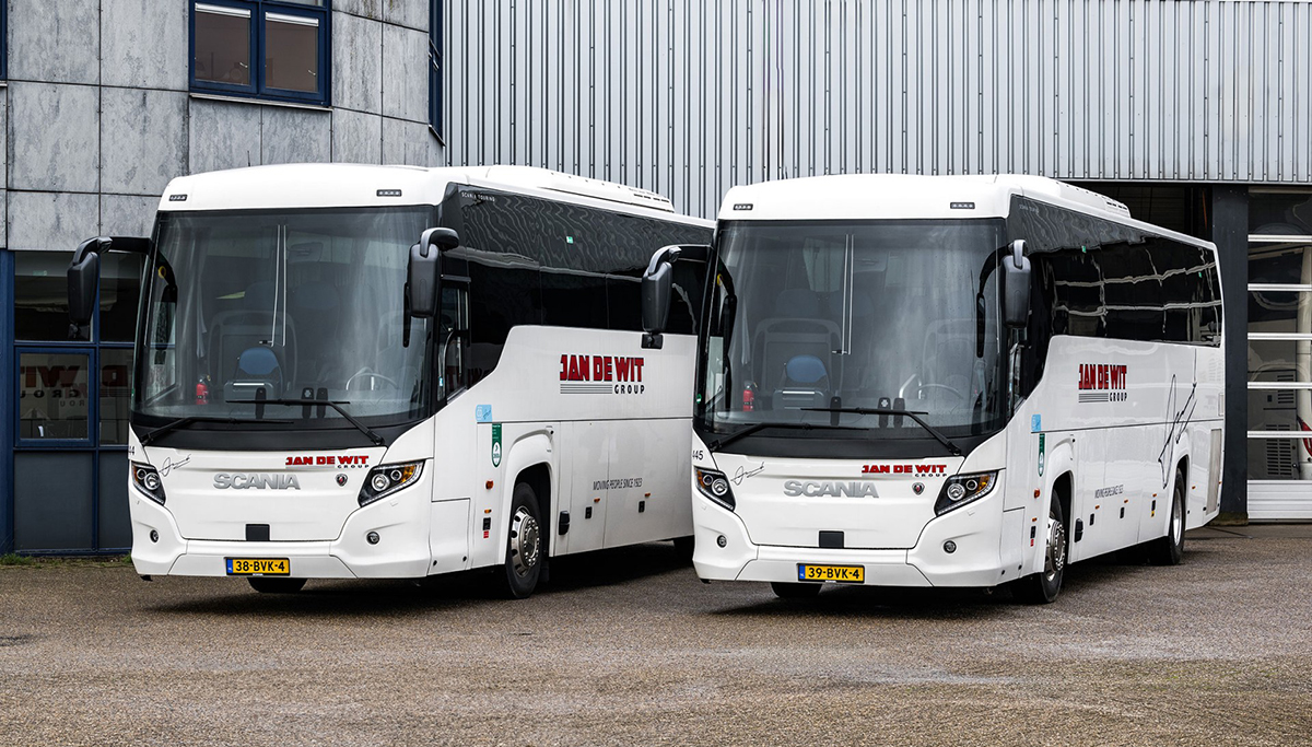 Jan de Wit Group kiest in jubileumjaar voor tien Scania's Touring