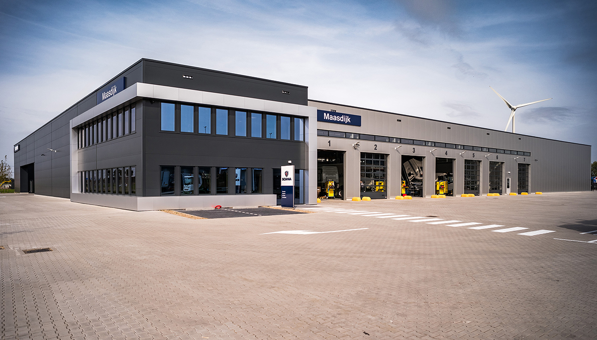 Scania opent in Maasdijk de modernste en meest duurzame werkplaats van Nederland