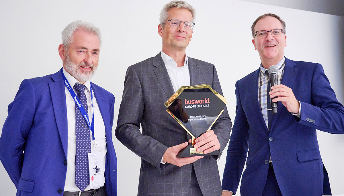 'Busworld Digital Award' voor slimme cockpit in bussen van MAN en NEOPLAN