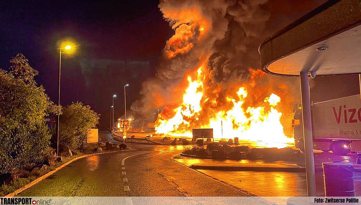 Dronken vrachtwagenchauffeur zorgt voor tonnen brandschade, straf: 725 euro boete