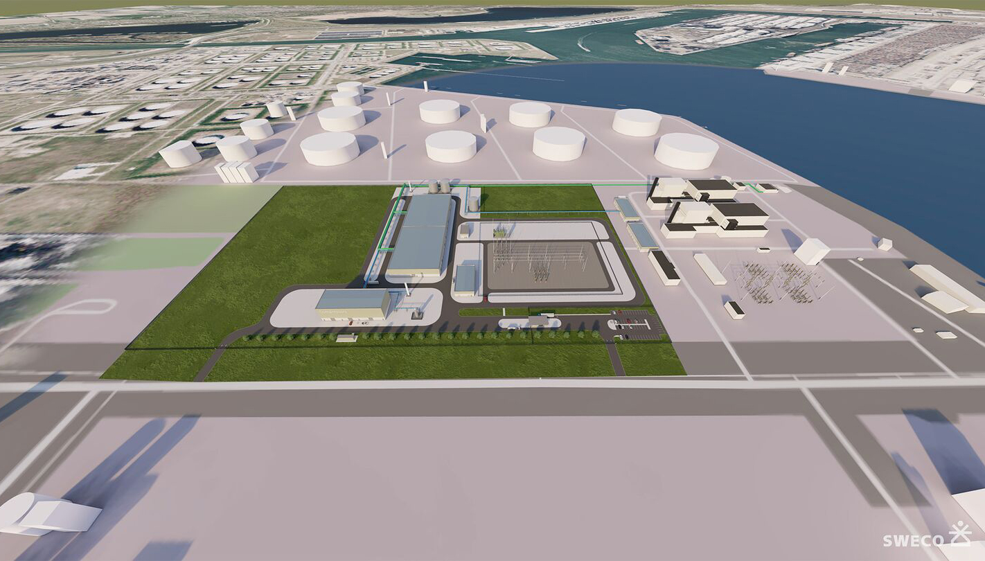 Eneco wil waterstoffabriek van 800 MW  bouwen in Rotterdamse haven