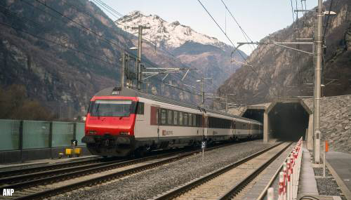 Gotthardtunnel in december deels open voor passagierstreinen