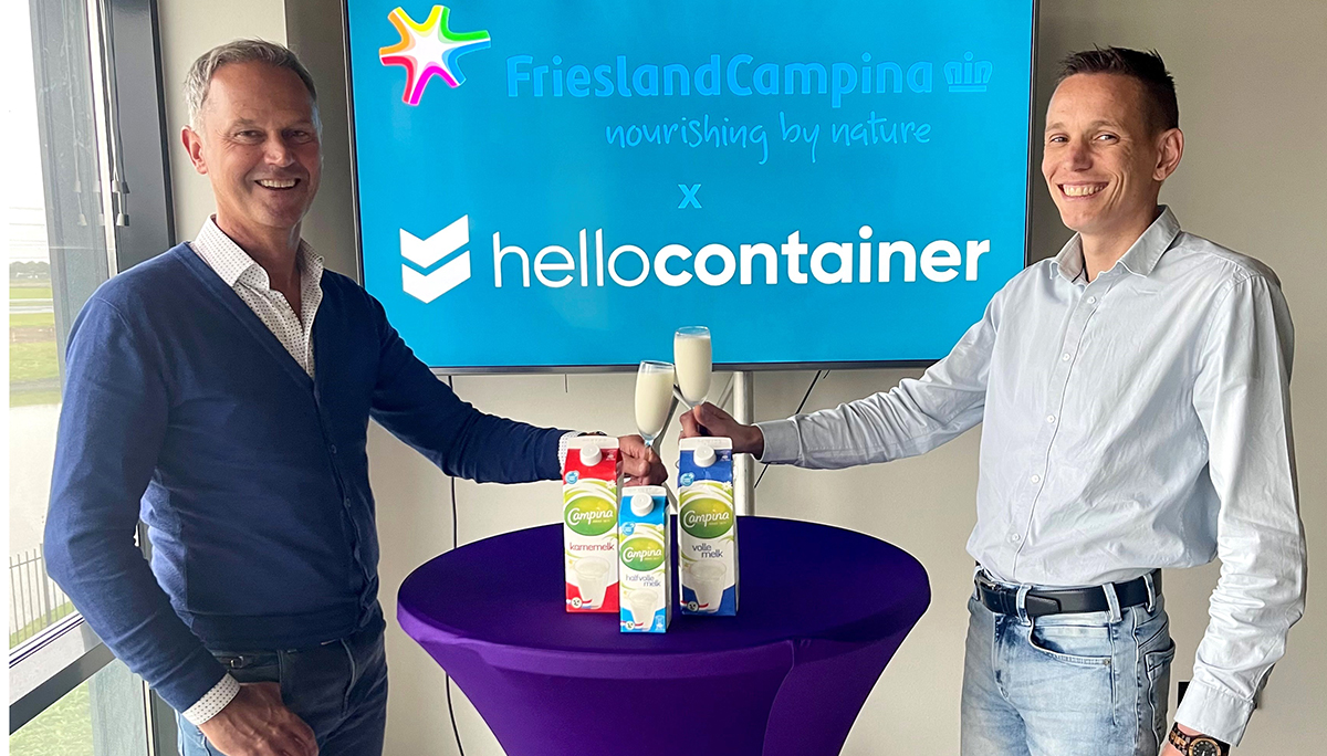 HelloContainer tekent contract met FrieslandCampina