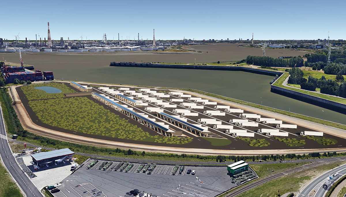 Milence en Port of Antwerp-Bruges bereiken overeenkomst voor de ontwikkeling van laadpaalstation met 30 laadpunten voor zware voertuigen