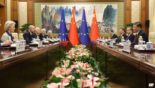 China-EU top eindigt in ijzige sfeer en zonder resultaat