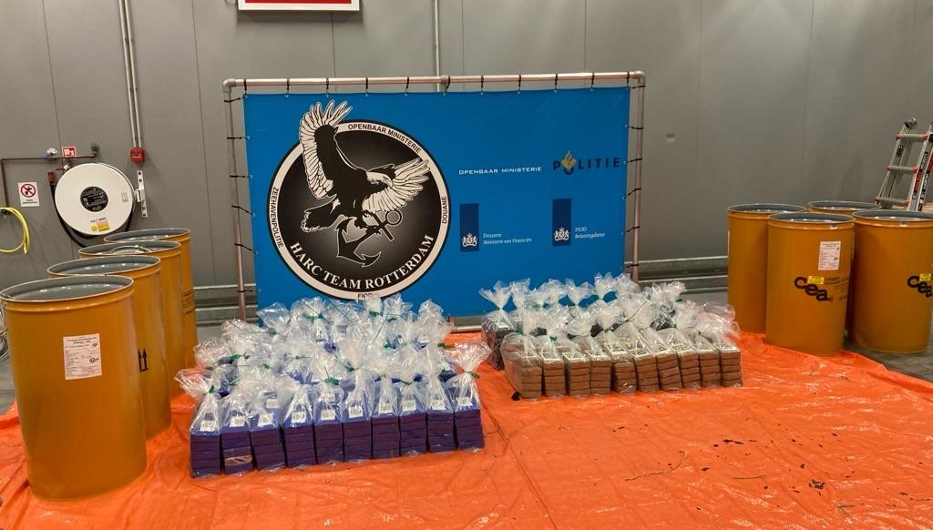 500 kilo cocaïne onderschept in Rotterdamse haven [+foto's]