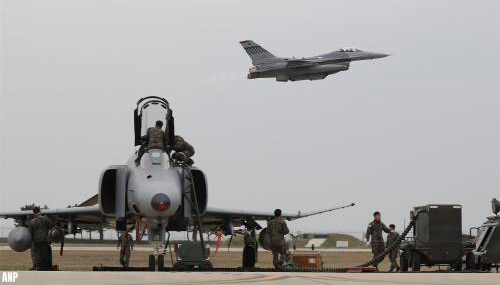 Amerikaanse F-16 crasht in Zuid-Korea, piloot gered op zee