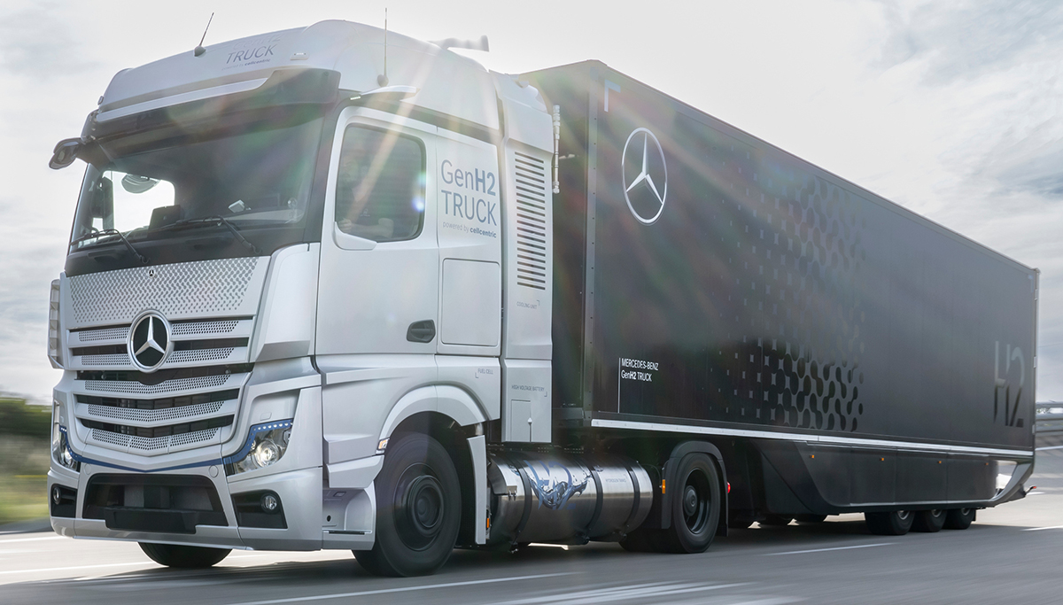 Daimler Truck bouwt een klantgerichte testvloot van Mercedes-Benz GenH2-trucks