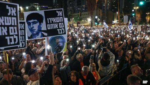 Duizenden Israëliërs eisen vrijlating gijzelaars