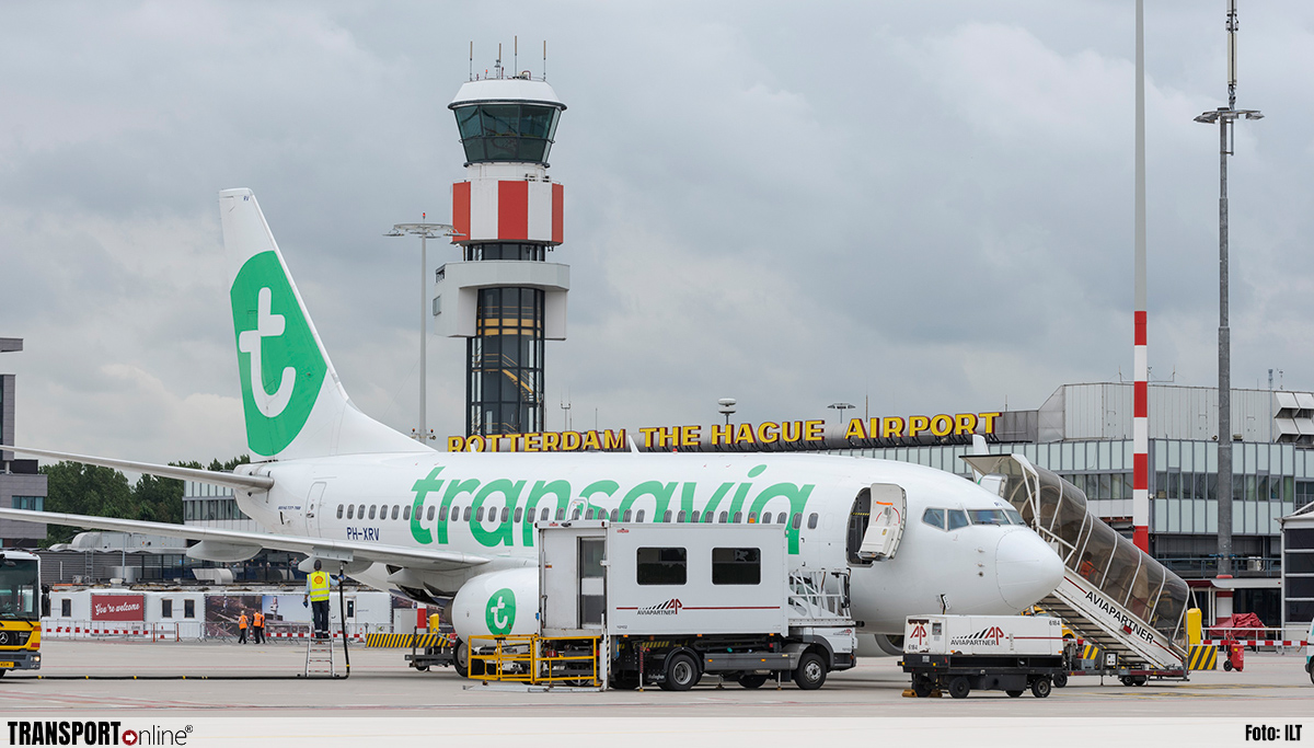 Last onder dwangsom voor Transavia vanwege nachtlandingen op Rotterdamse luchthaven