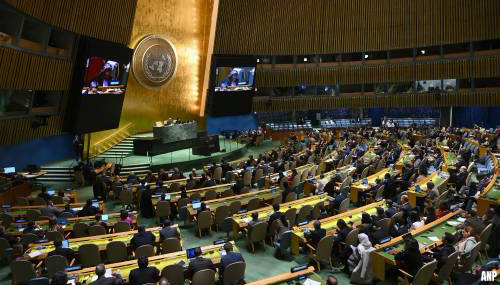 Algemene Vergadering van VN stemt voor staakt-het-vuren in Gaza