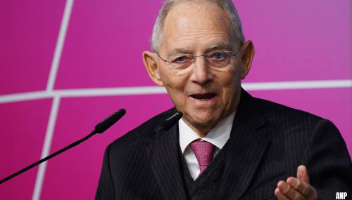 Oud-minister en Bondsdagnestor Wolfgang Schäuble (81) overleden