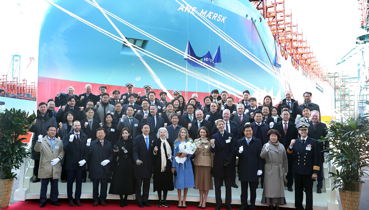 Maersk noemt het eerste schip van zijn methanolvloot 'Ane Maersk'