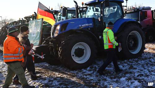 Duitse boeren demonstreren voor tweede dag op rij