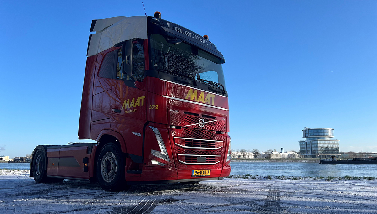 MAAT neemt eerste elektrische vrachtwagen voor duurzaam regionaal transport in gebruik