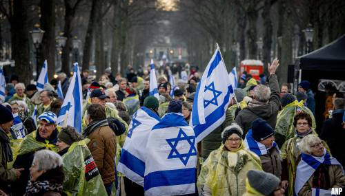 Honderden demonstreren om internationale genocidezaak Israël