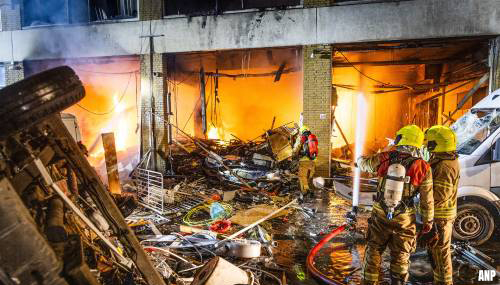 Brandweer Rotterdam: was een enorme explosie met heel veel schade