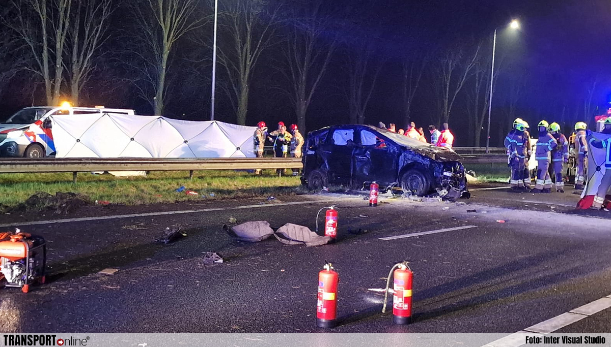 Twee doden en een gewonde door ongeluk A7 Noordbeemster [+foto]