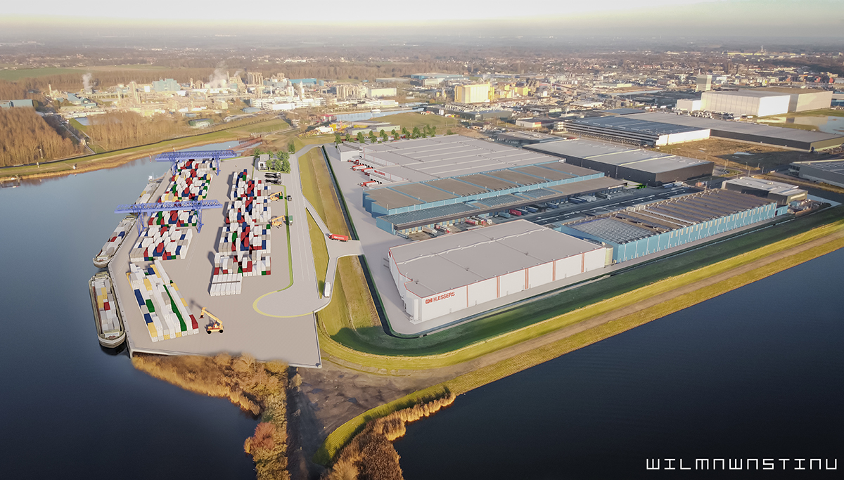 H.Essers start met bouw 'Markiezaat Container Terminal' in Bergen op Zoom