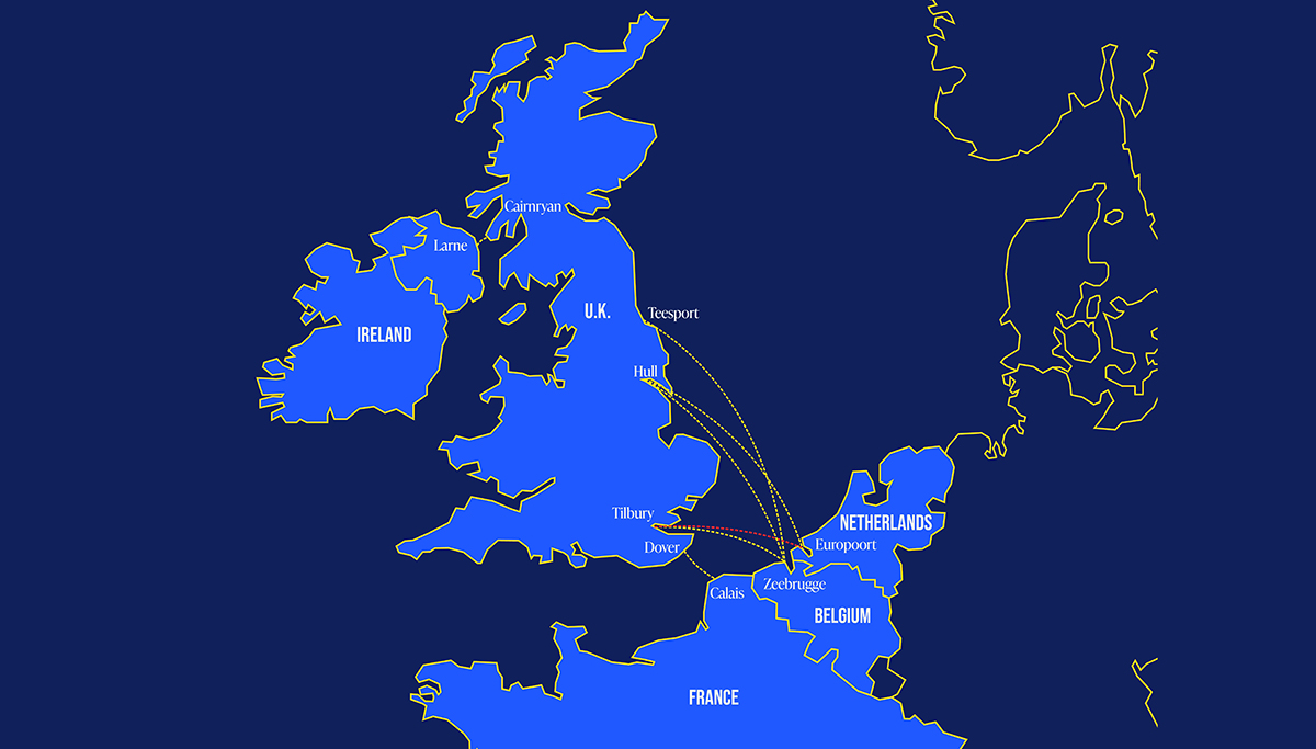 P&O Ferries lanceert nieuwe vrachtroute tussen Londen en Rotterdam