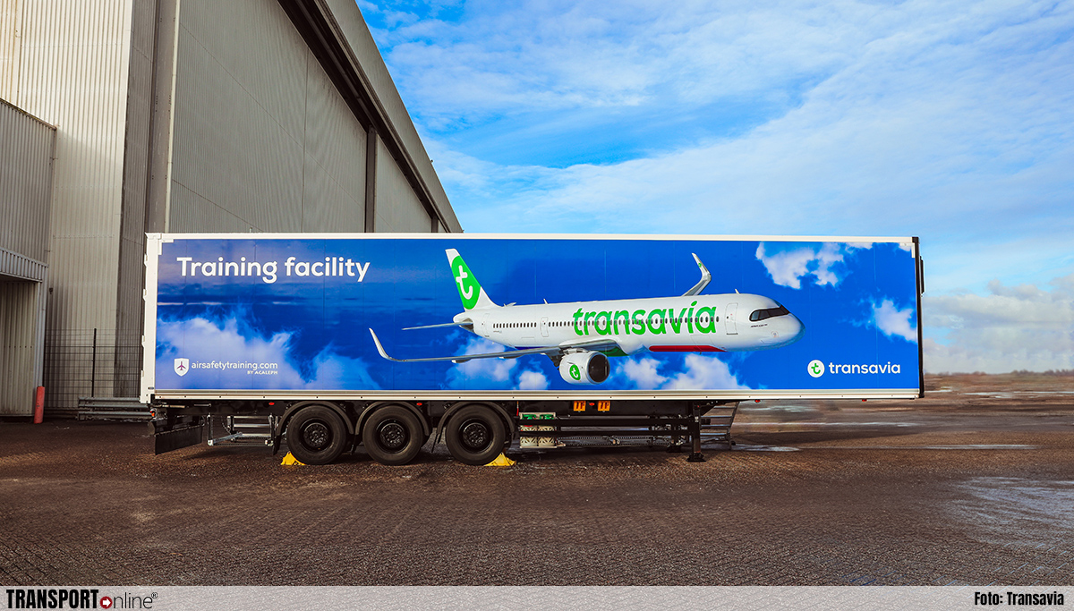 Transavia maakt crewtraining in de regio mogelijk met Training Truck
