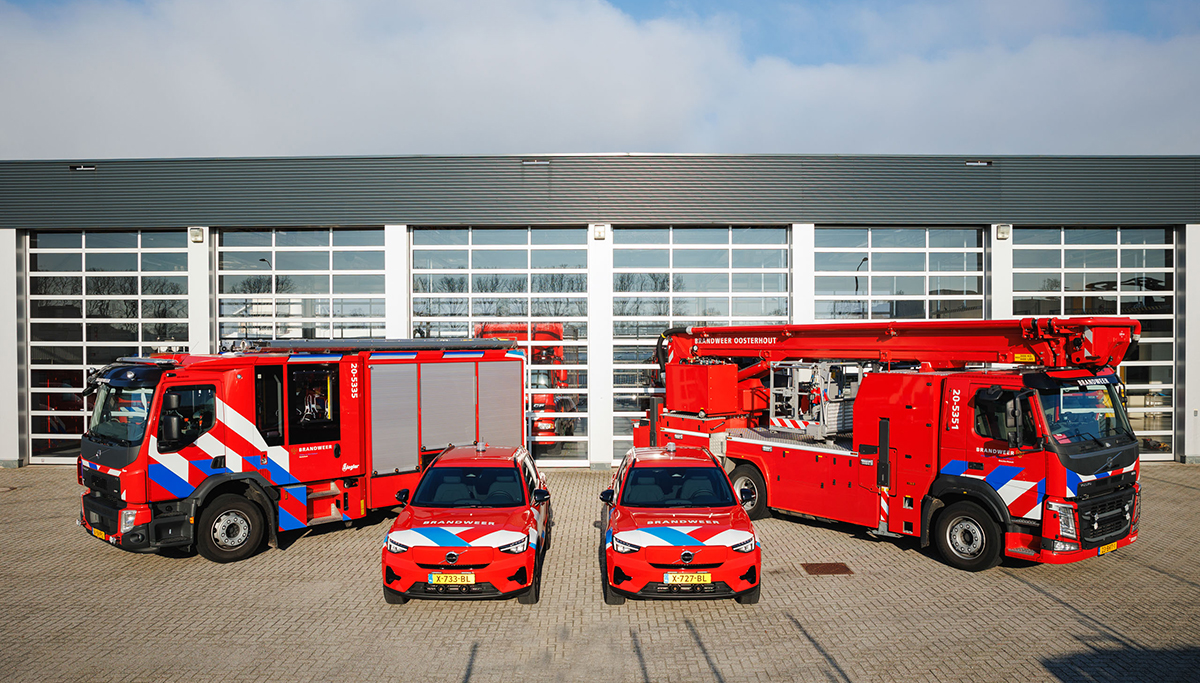 Veiligheidsregio Midden- en West-Brabant gaat als de brandweer in de volledig elektrische Volvo XC40 Recharge