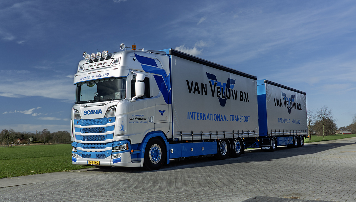 Nieuwe Scania combinatie voor Van Veluw