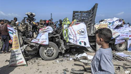 Media: dodelijke aanval Israël op vrachtwagen met hulp voor Gaza