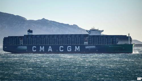 CMA CGM vaart weer via Rode Zee