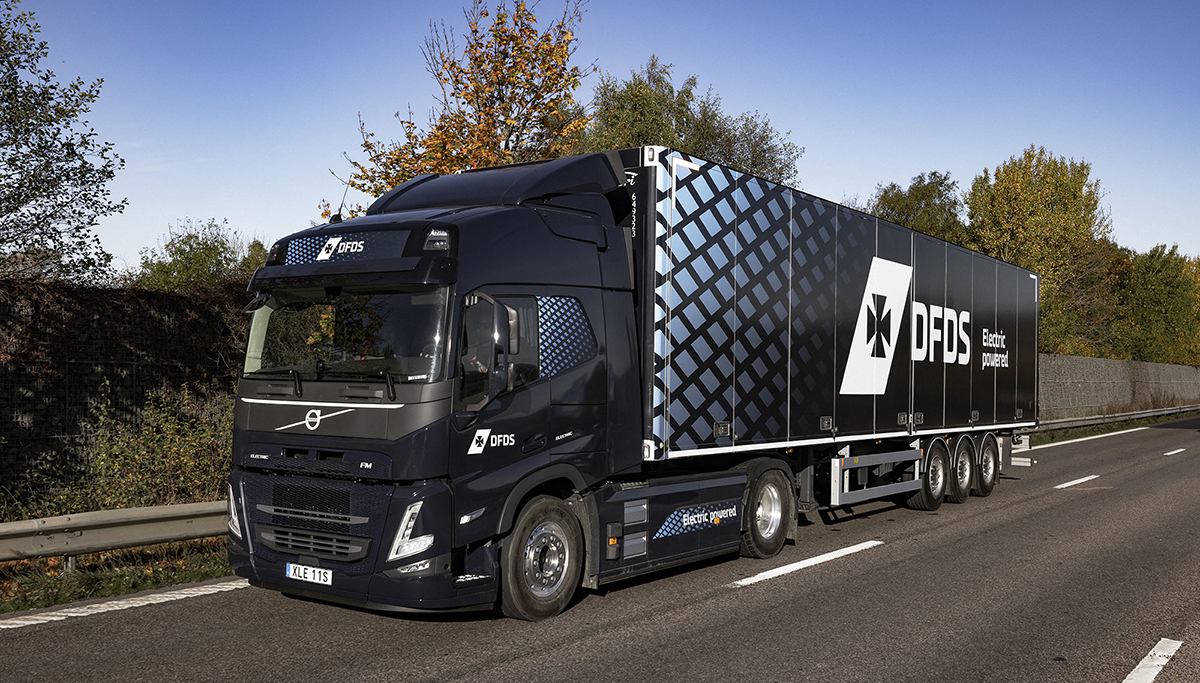 Volvo ontvangt order voor honderd elektrische trucks van DFDS