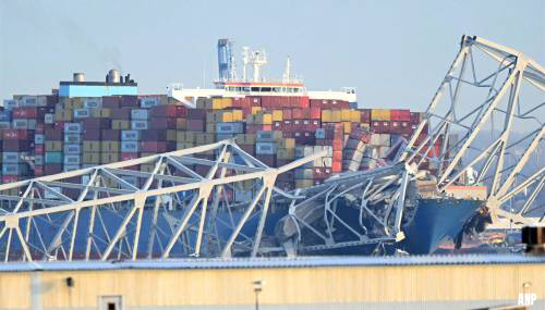 Containerschip 'Dali' zou voor aanvaring stuurloos zijn geweest