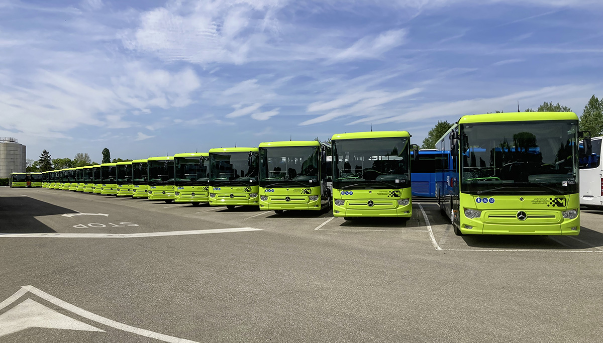 Daimler Buses levert 265 Setra- en Mercedes-Benz-bussen aan particuliere Zuid-Tiroolse busbedrijven