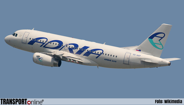 Adria Airways schrapt alle vluchten voor dinsdag en woensdag