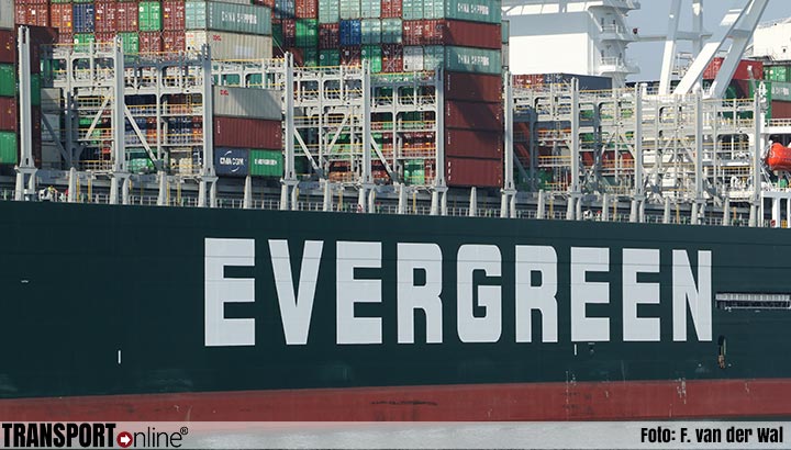 Containerschip de 'Ever Forward' aan de grond gelopen in de Chesapeake Bay [+foto]
