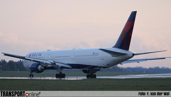 Delta Air Lines vliegtuig keert terug en maakt voorzorgslanding op Schiphol