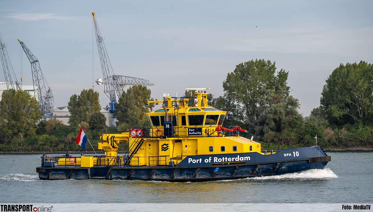 Aantal bezoekende schepen in Rotterdamse haven aanzienlijk gedaald