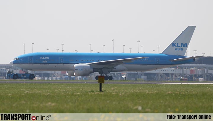 KLM rekent op vertraging door staking cateraar