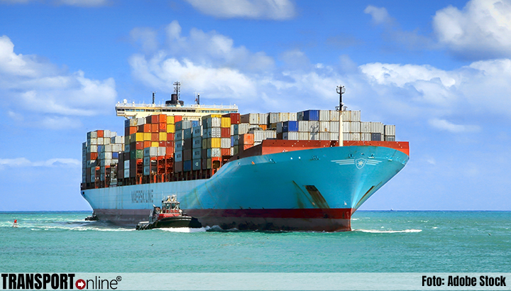 Containerschip de Maersk Essen verliest zo'n 750 containers in Stille Oceaan