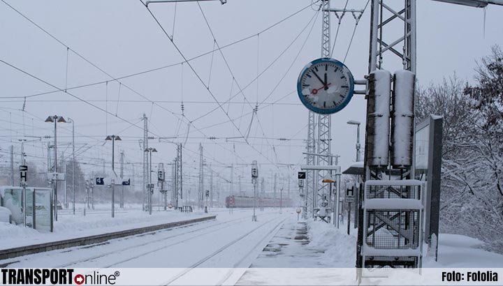 Minder treinen in Zuid-Limburg door winterweer