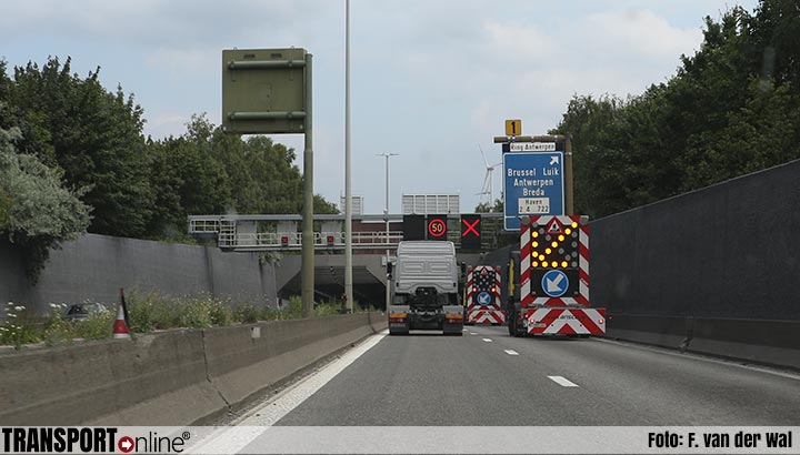 Wegwerkzaamheden in Belgische tunnels in februari