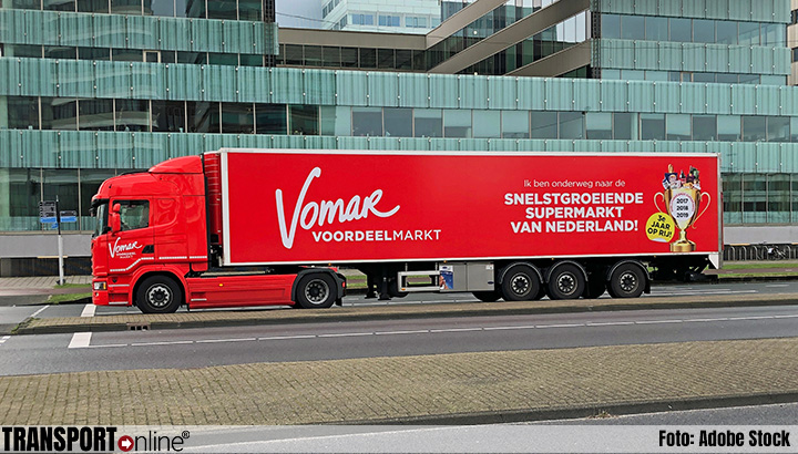 Vomar vrachtwagens voerden geen tegendemonstratie met blokkeren van trekkers bij dc Alkmaar
