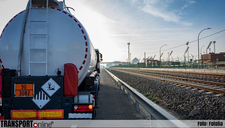 Febetra wil vergoeding voor transporteurs die van weg naar spoor overstappen