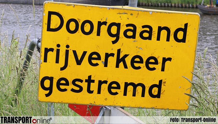 A13 richting Rotterdam van 4 tot 7 november afgesloten