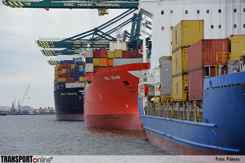 Zo'n veertig schepen liggen stil door staking in Antwerpse haven
